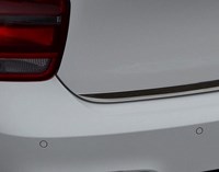 Накладка на кромку крышки багажника (нерж.) 1 шт BMW (бмв) X - 1 2010 >